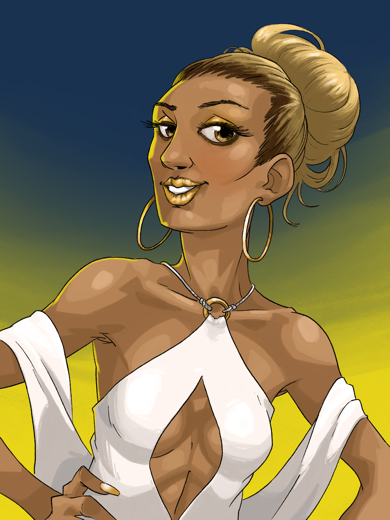 Gold Portrait